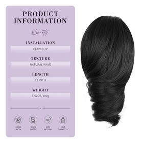 ZQIAN BEAUTY two-in-one ponytail style for versatile looks