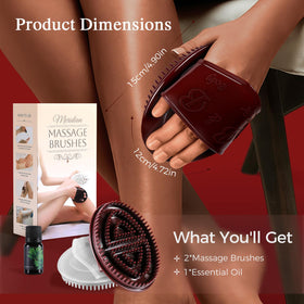 Zrpot Meridian brush on arms increases comfort and circulation.
