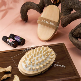Zrpot Meridian Brush beige targets cellulite-prone areas with gentle pressure