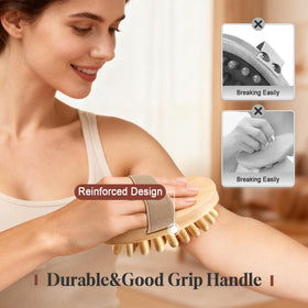 Zrpot Meridian Brush beige supports full-body massage and tension relief