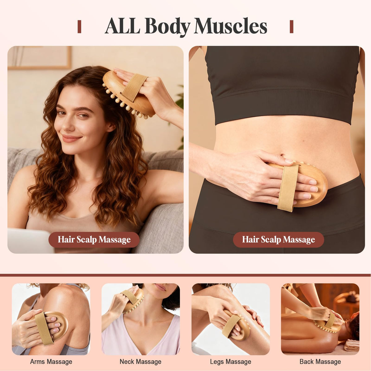 Zrpot Meridian Brush for full body relaxation promotes gentle circulation and calm.