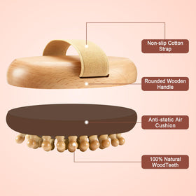 Zrpot Meridian Brush for legs helps toning and smoother skin.