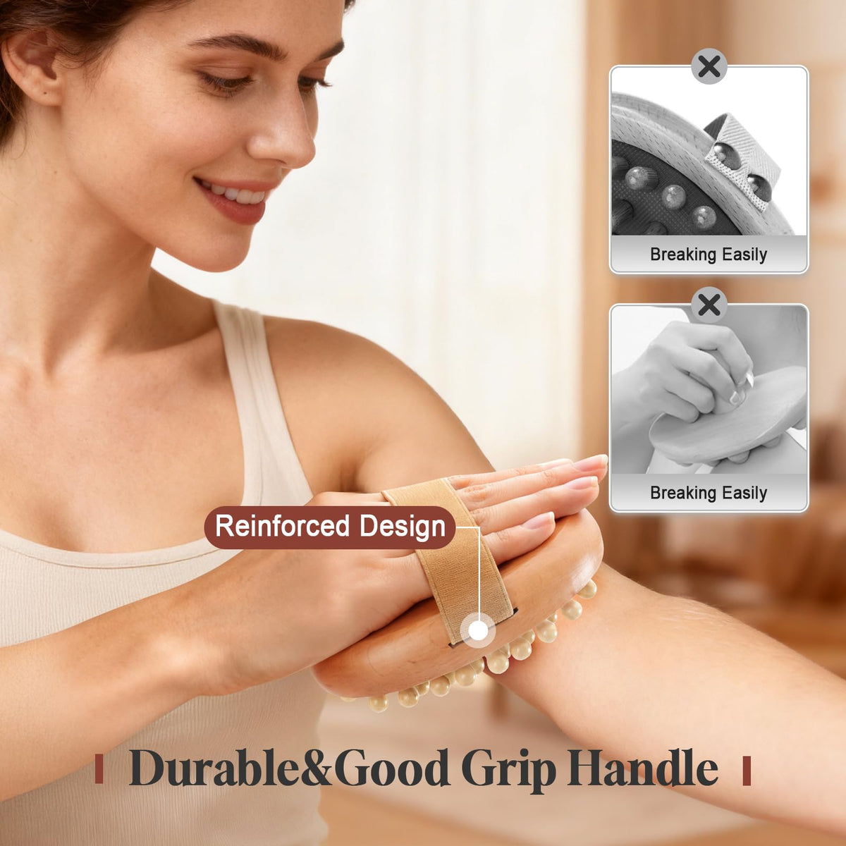 Zrpot Meridian Brush supports neck and head massage to ease tension.
