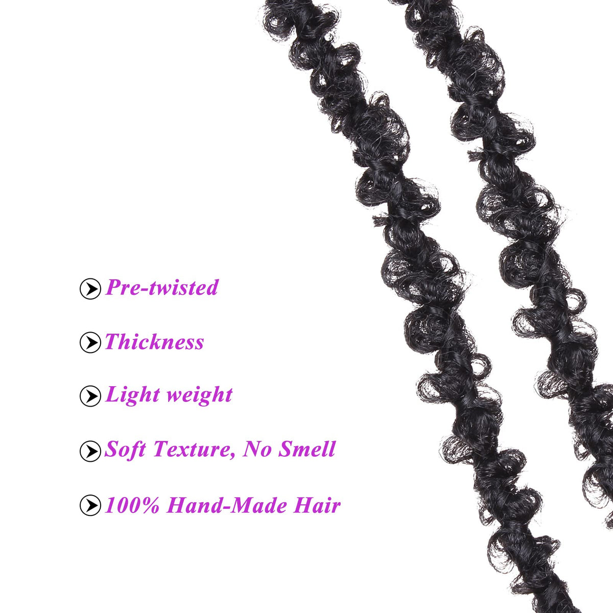 ZRQ butterfly locs lightweight hair ideal for all-day comfort and movement