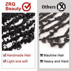 ZRQ butterfly locs packaging for six-pack set demonstrates value