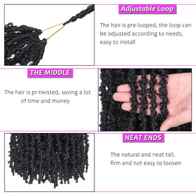 ZRQ butterfly locs pre-looped crochet design speeds easy installation