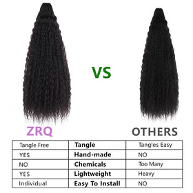 ZRQ versatile crochet hair for daily wear and special occasions.