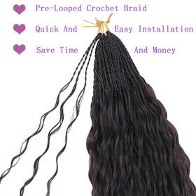 ZRQ pre twisted crochet hair reduces tangles and speeds up styling.