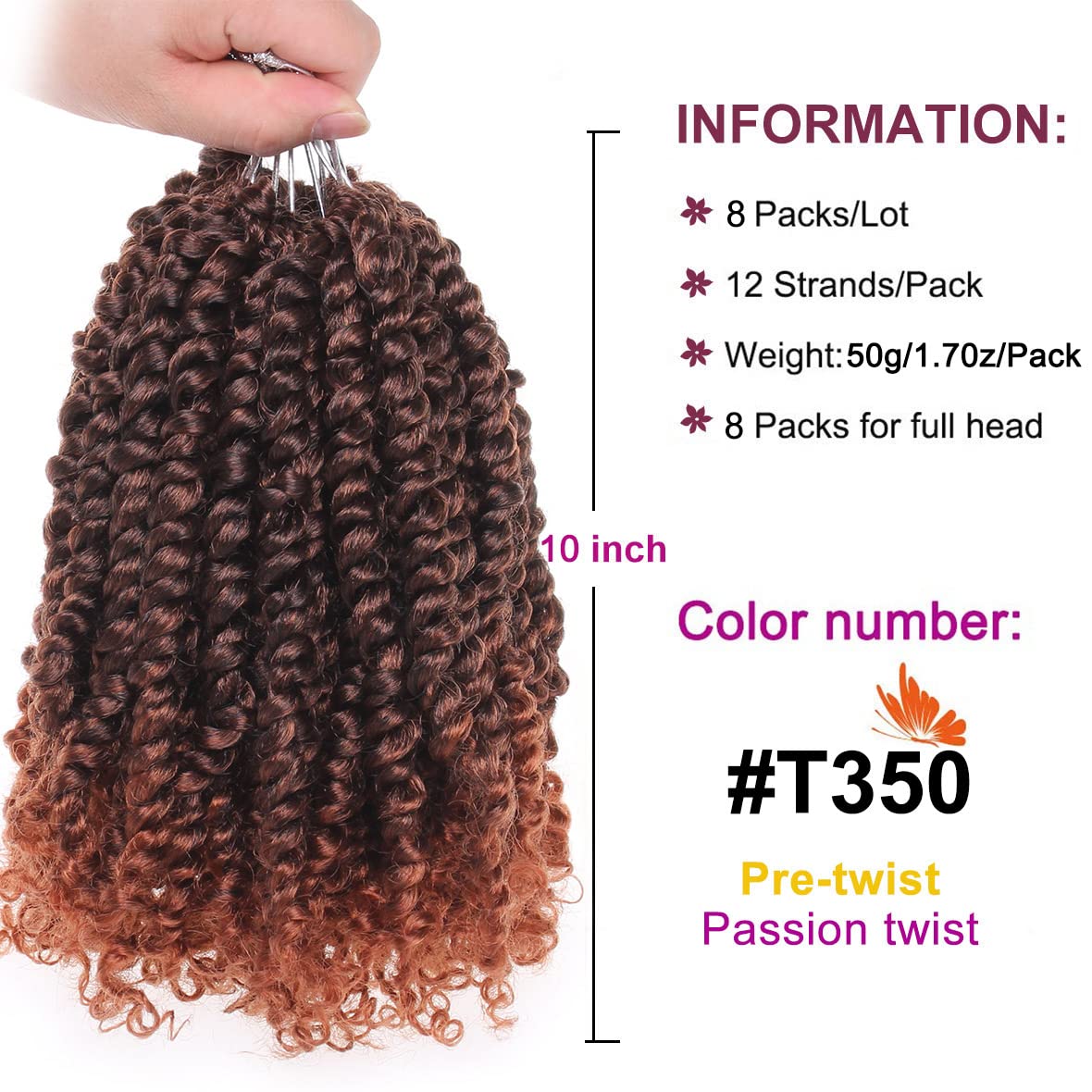 ZRQ pretwisted bob twist crochet hair shown for beginner-friendly installation