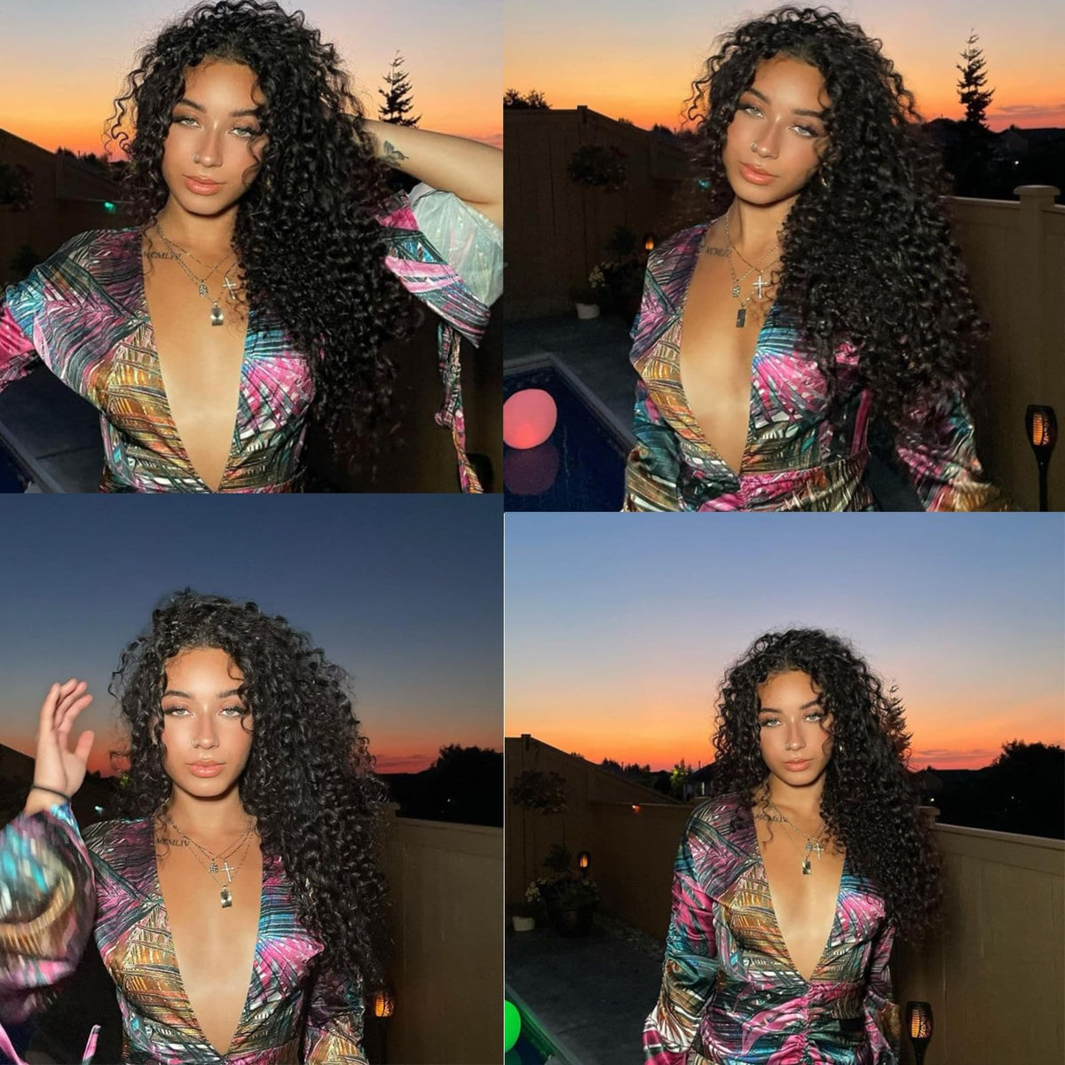 ZRQ water wave crochet hair shows soft texture and lightweight wear.