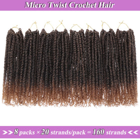 ZRQ zero shedding odor-free crochet hair stays neat and fresh.
