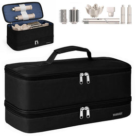 ZRRAJOY double-layer storage case for Shark Flexstyle showing organized interior