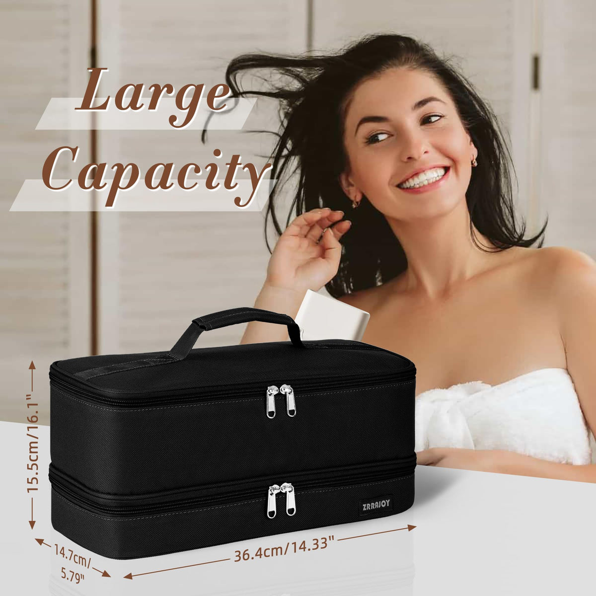 ZRRAJOY travel carrying case for Shark Flexstyle 430/440 in black