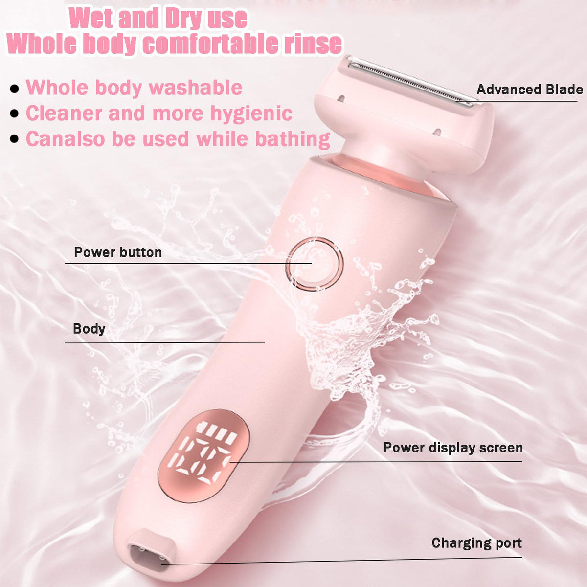ZRW Livora demonstration of wet and dry shaving in shower or on dry mornings