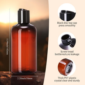 Zubebe 36-pack empty travel bottles ideal for shampoo, lotion, and other toiletries.