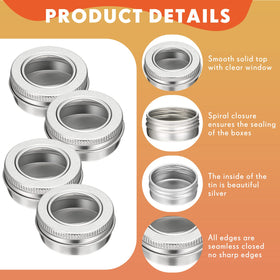 Zubebe lip balm tin pack suitable for compact cosmetics.
