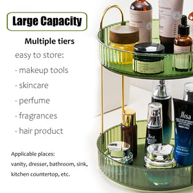Zufudo bathroom vanity storage waterproof tray keeps cosmetics dry