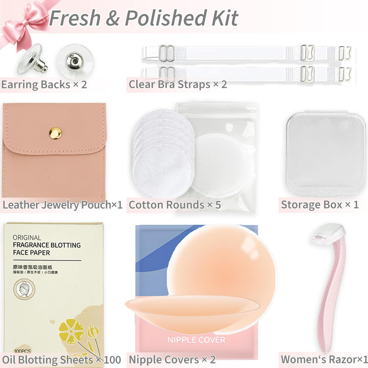 ZULEENN elegant packaging and pouches keep bridal essentials organized.