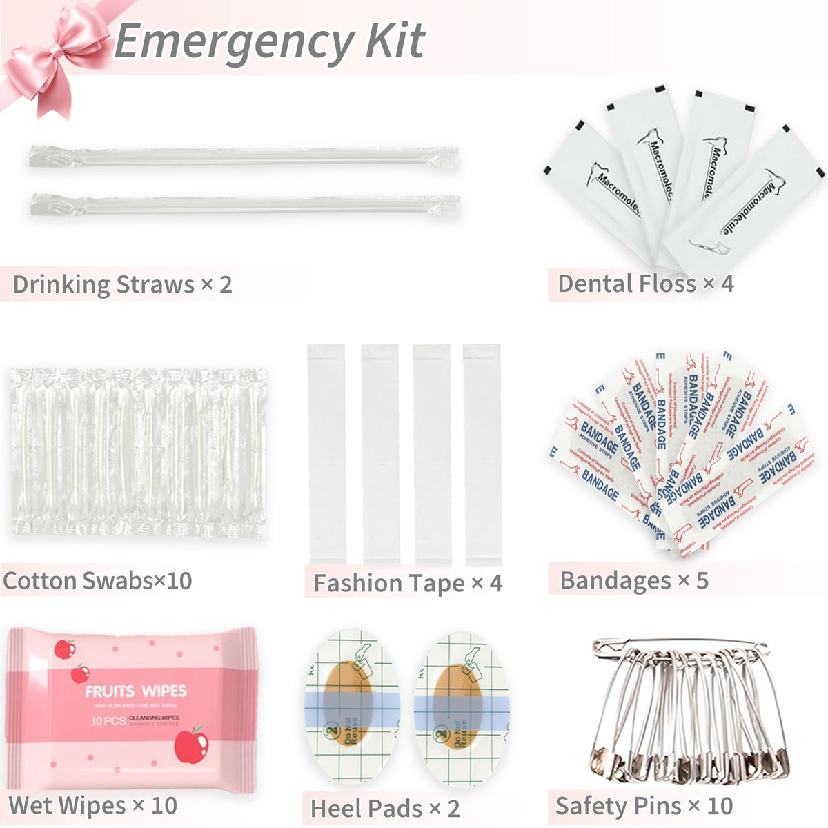 ZULEENN ready-to-gift bridal team survival kit for bridesmaids.