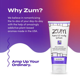 Zum Indigo Wild gift-ready packaging showcases hand and body lotion as a thoughtful present