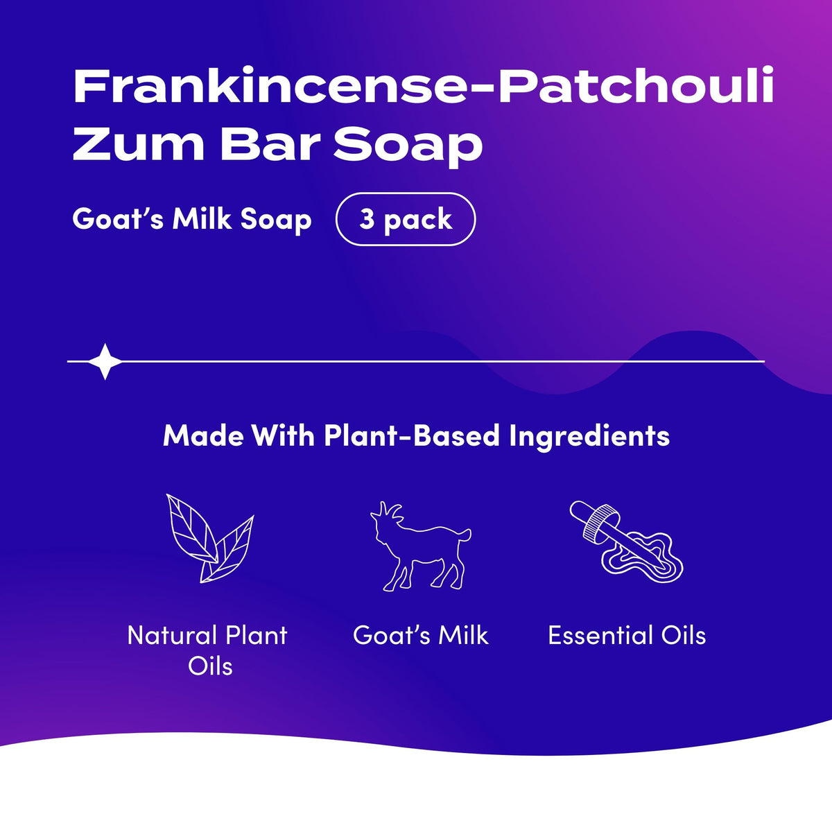 Zum Indigo Wild Goat's Milk Soap Dragon's Blood bar for earthy, balanced skin feel