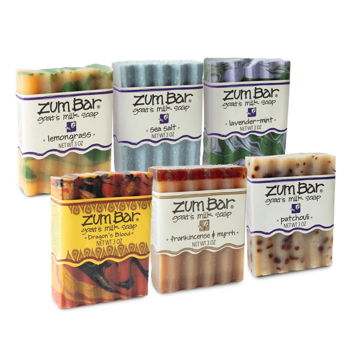 Zum Indigo Wild Goat's Milk Soap Lemongrass bar for refreshing cleanse and uplifting scent