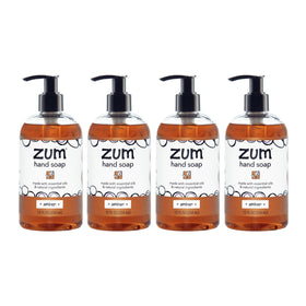 Zum Indigo Wild Hand Soap bottle with amber scent offers gentle cleansing