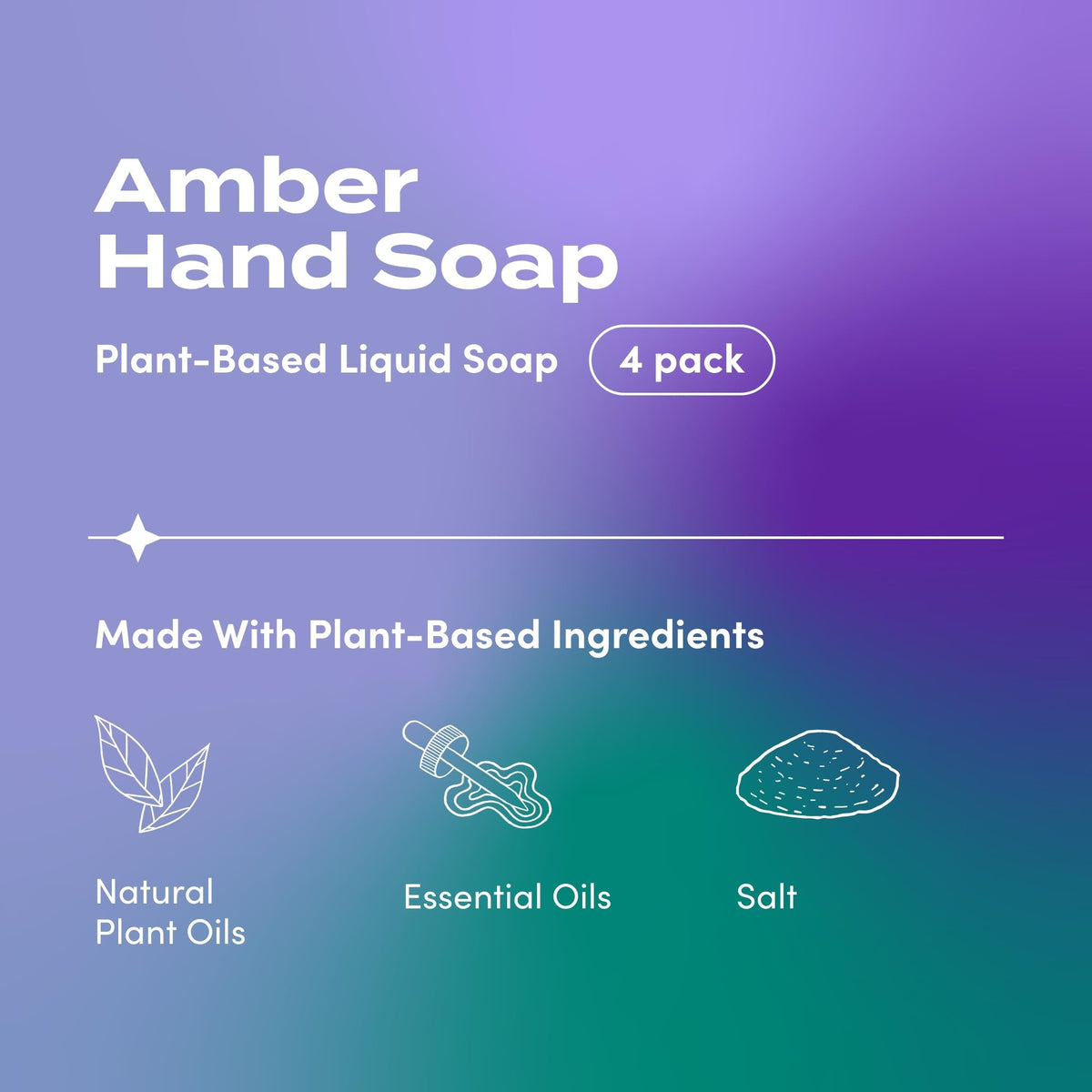 Zum Indigo Wild Hand Soap label closeup highlights natural ingredients