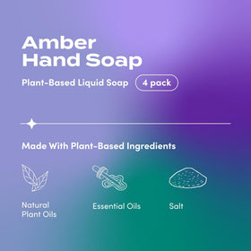 Zum Indigo Wild Hand Soap label closeup highlights natural ingredients