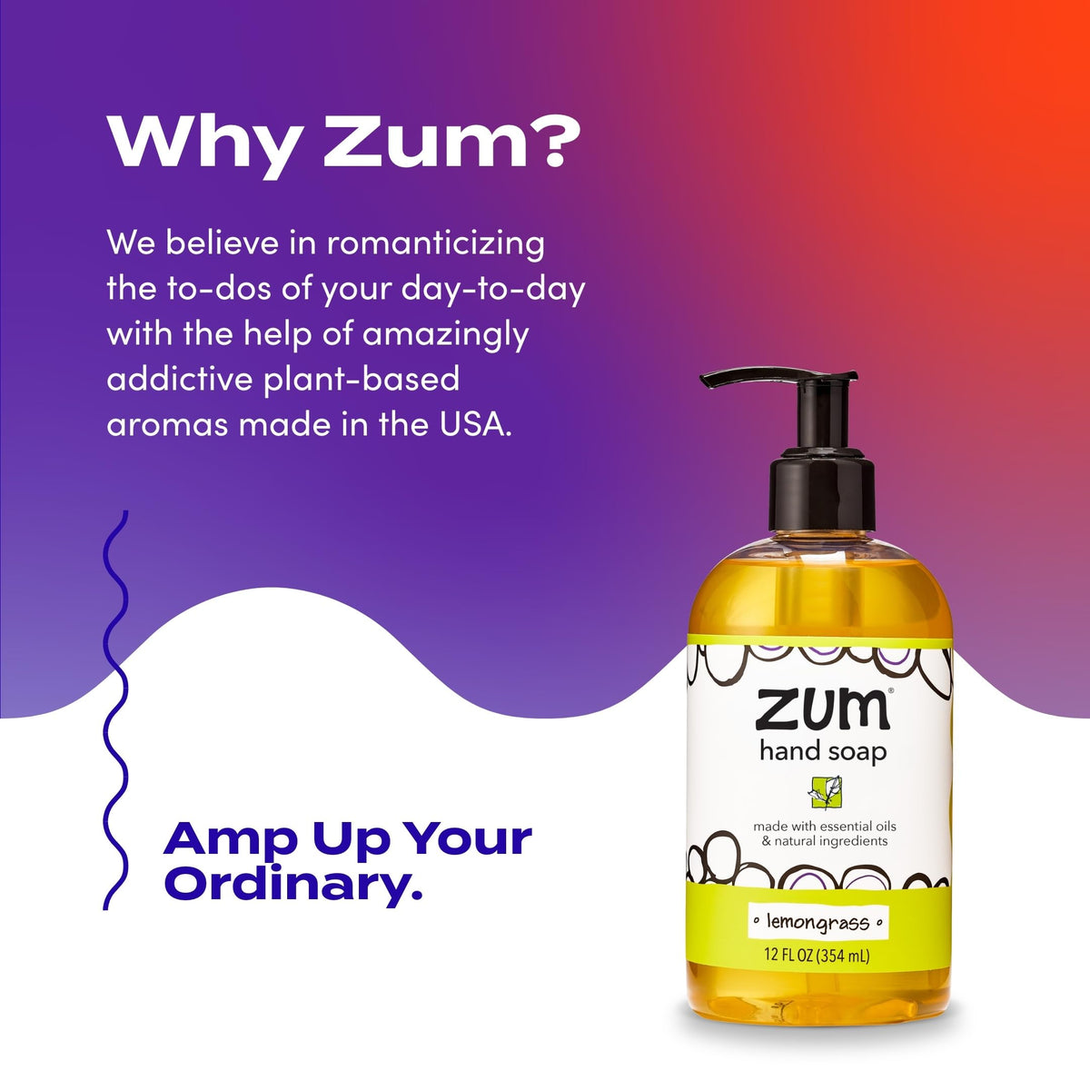 Zum Indigo Wild Hand Soap rich-lather close-up emphasizes premium foaming action.