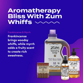 Zum Indigo Wild room spray bottle freshens spaces with woodsy notes