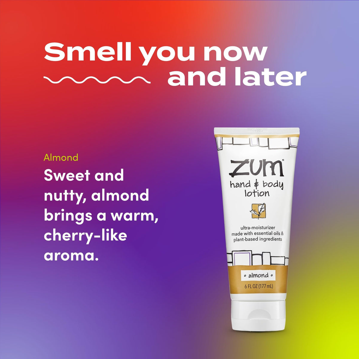 Zum Indigo Wild Hand & Body Lotion with shea butter visual emphasizing deep hydration.