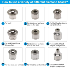 Zuou diamond exfoliation in action gently buffs away dull skin.