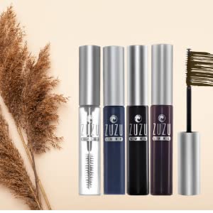 Zuzu Luxe Clear Mascara packaging and gentle daily use for sensitive eyes.