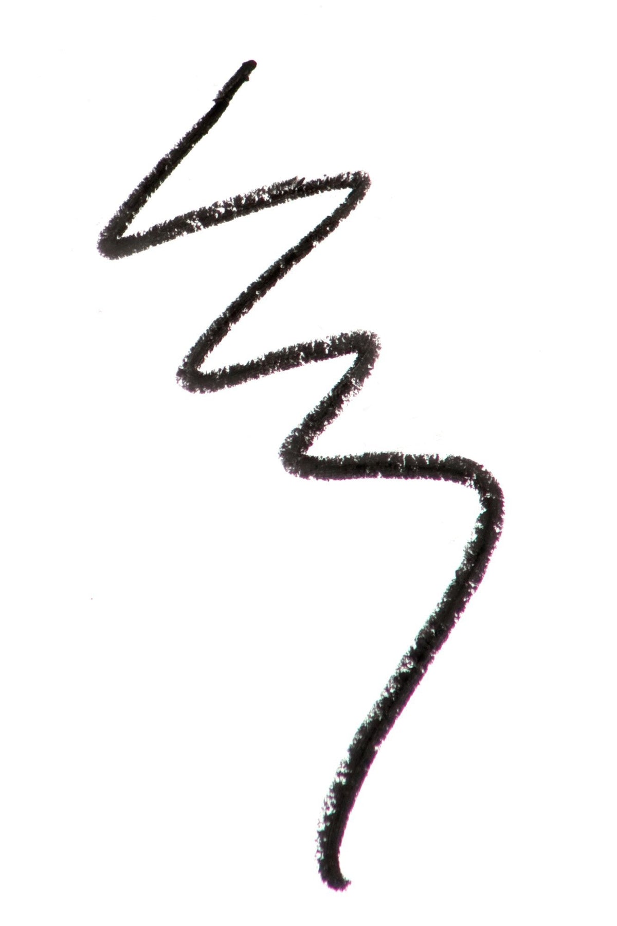 Zuzu Luxe Obsidian-Black pencil-tip close-up showing smooth glide.