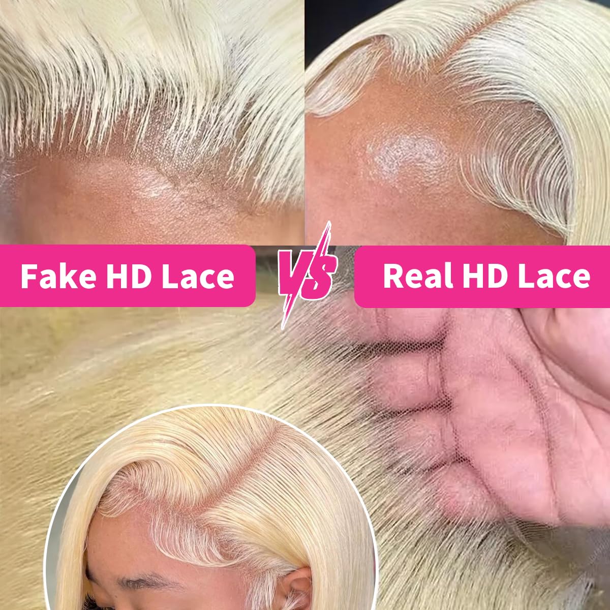 ZWJSH glueless medium cap wig with adjustable strap for easy fit