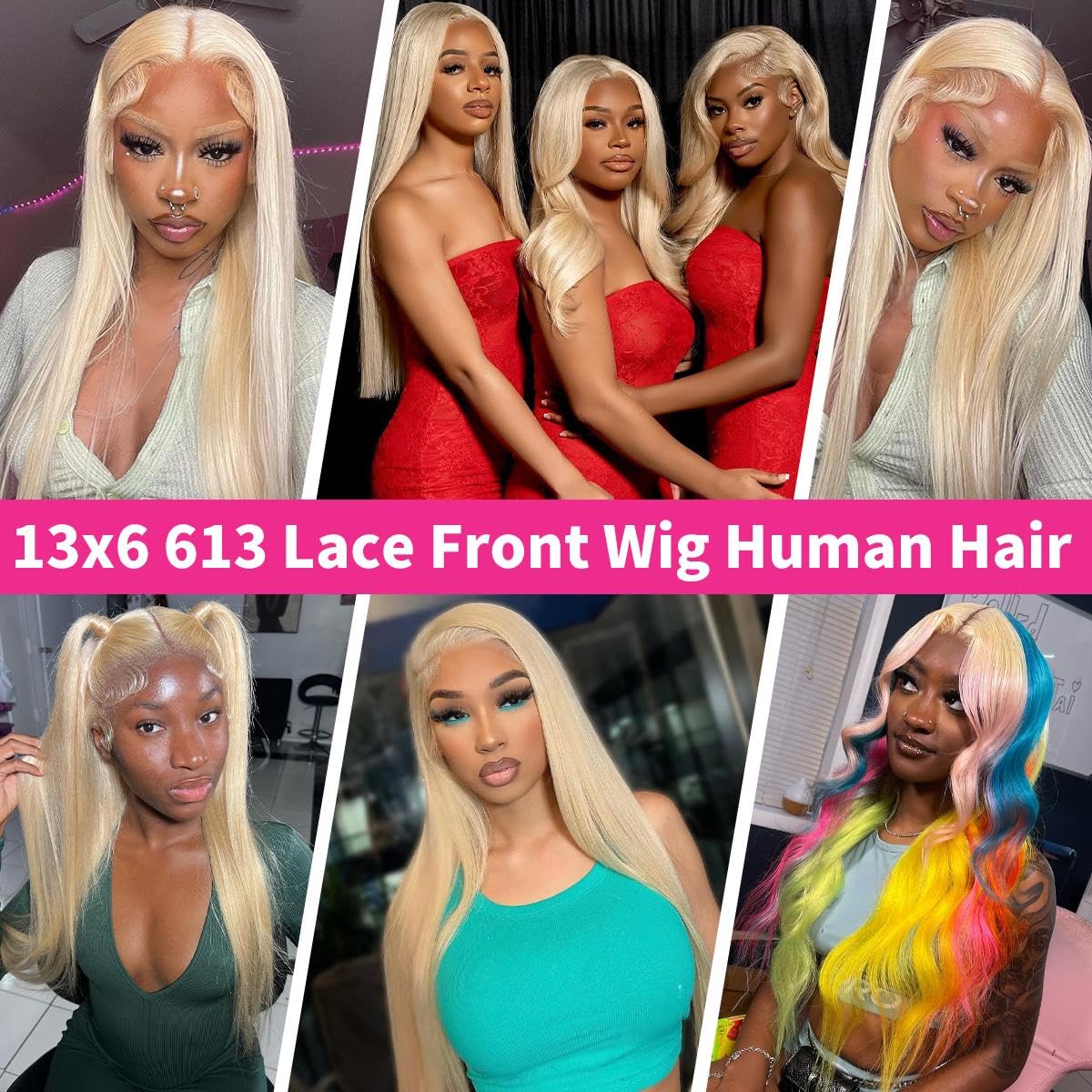 ZWJSH silky straight 613 blonde wig ideal for sleek styling