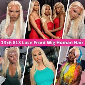 ZWJSH silky straight 613 blonde wig ideal for sleek styling