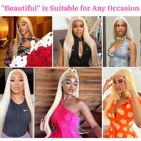 ZyBeidi honey blonde wig suited for parties, weddings, or gifts.