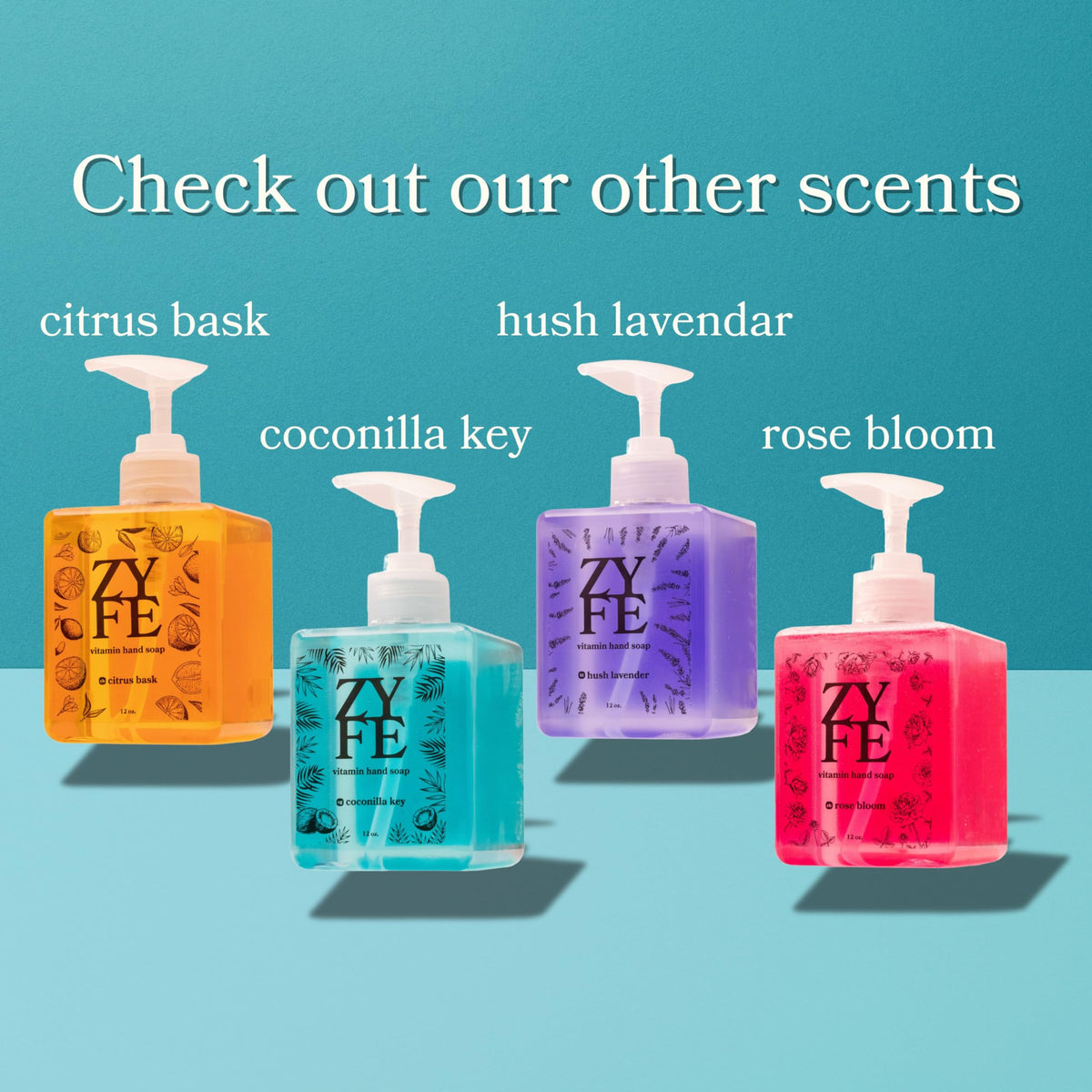 ZYFE kitchen and bathroom use image shows versatile hand wash for daily routines.