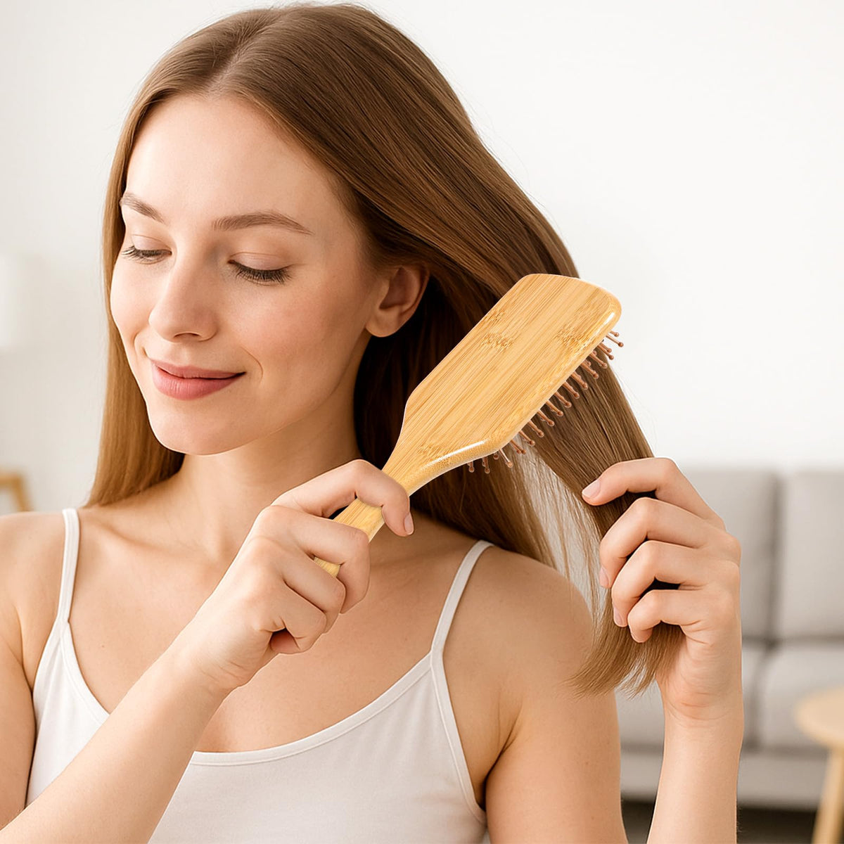 Zyghjort air cushion technology adapts to scalp contours for gentle massage.