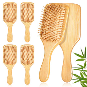 Zyghjort bamboo hair brushes pack for easy detangling and travel-friendly styling.