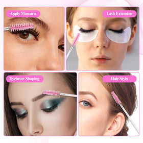 Zyghjort clear tubes allow you see mascara level at a glance.