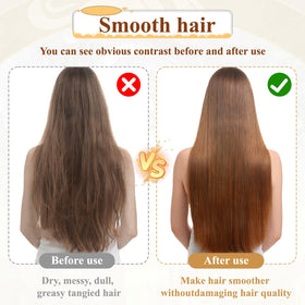 Zyghjort detangling action demonstrates smooth glide with reduced static.
