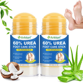 Zyloqj Urea Foot Cream Stick 60% shows deep hydration for dry feet.