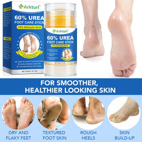 Zyloqj Urea Foot Cream Stick with salicylic acid for exfoliation.