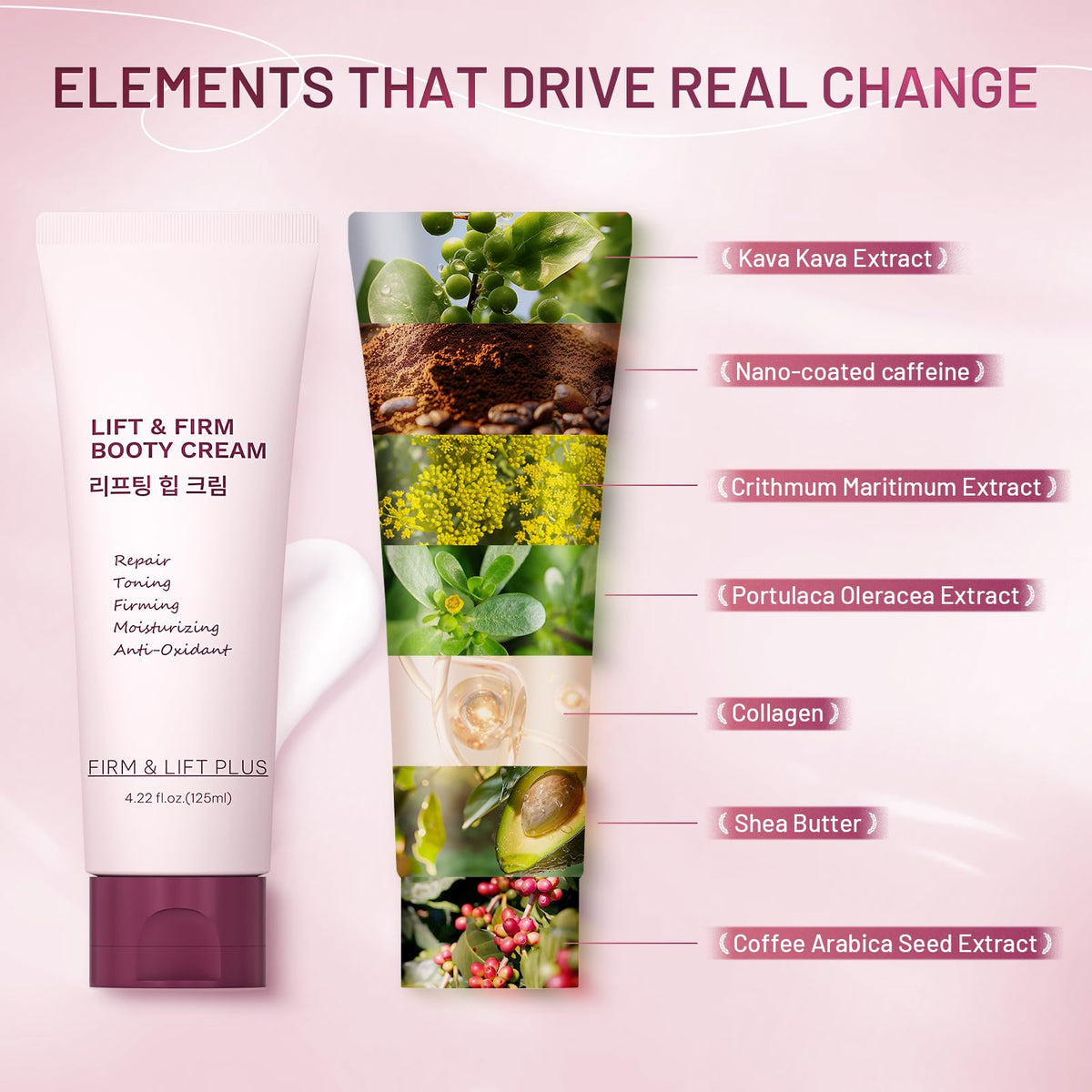 Close-up of ZZILME B Tight cream texture highlighting quick absorption and non greasy finish.