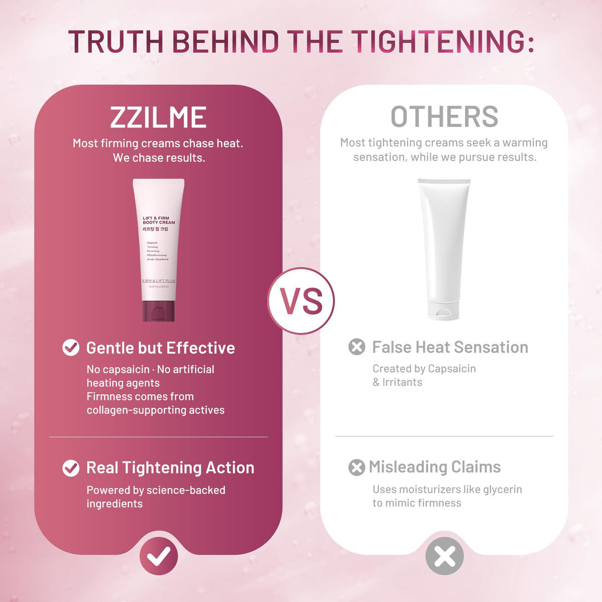 ZZILME B Tight ingredient blend includes sea fennel and purslane for skin support.