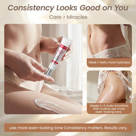 ZZILME bikini line brightening area showing targeted, gentle treatment.