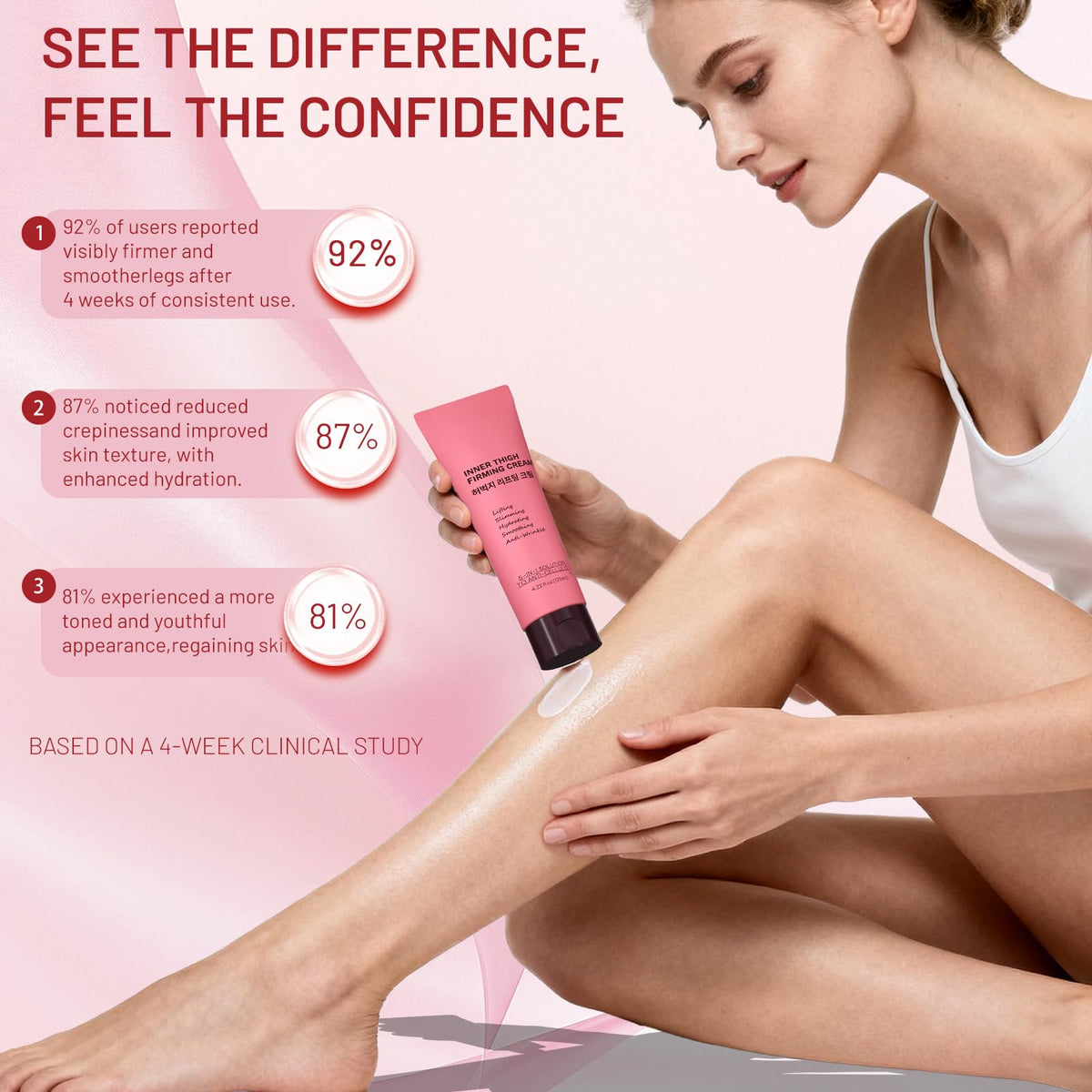 ZZILME multi-area care for thighs and buttocks, firmness support.